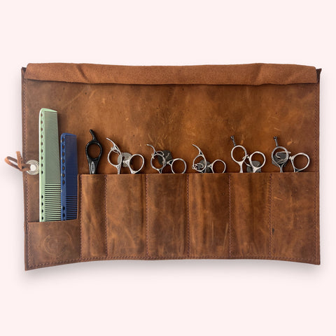 The Foundry Salon Leather Shear Roll